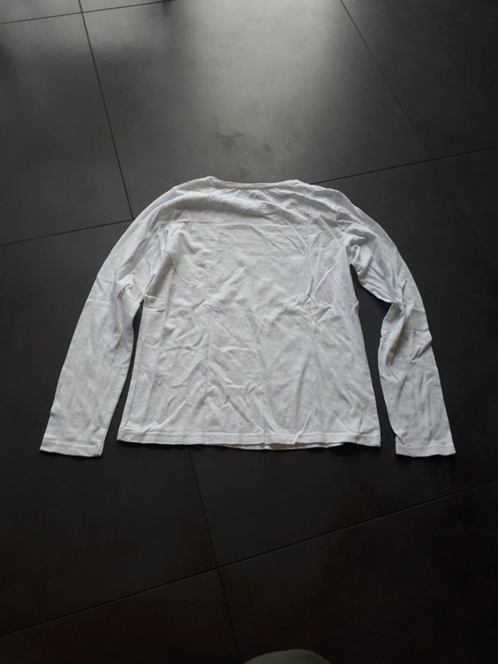 Tee-shirt manches chat chien longues super état kiabi 12 ans - photo numéro 4