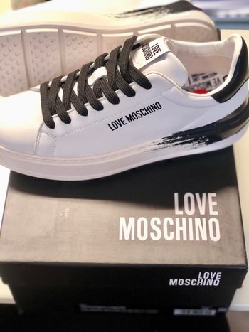 Sneakers cuir Love Moschino 