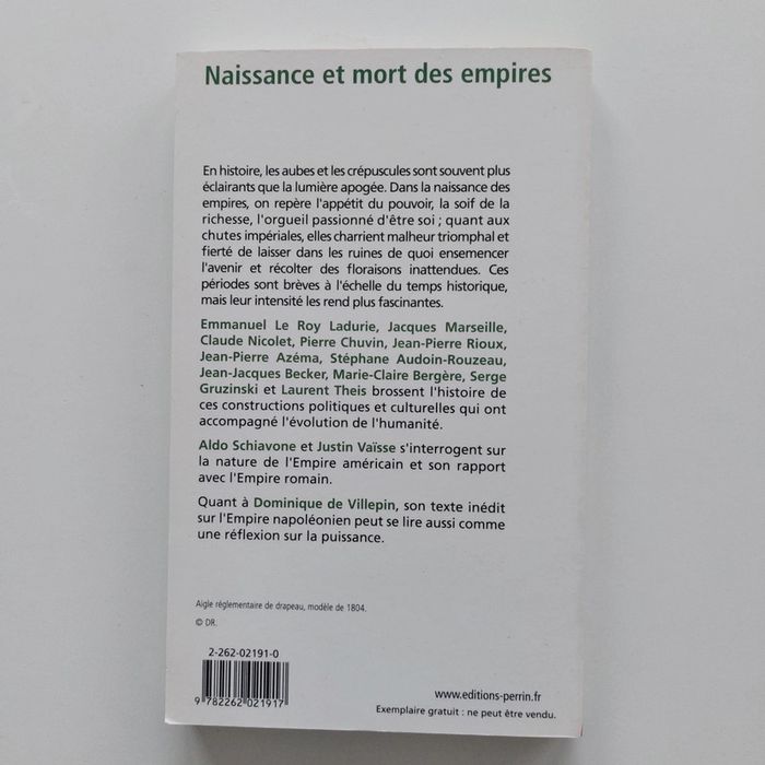 Livre - Naissance et mort des empires - photo numéro 2