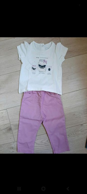 Ensemble jean tee shirt 9 mois