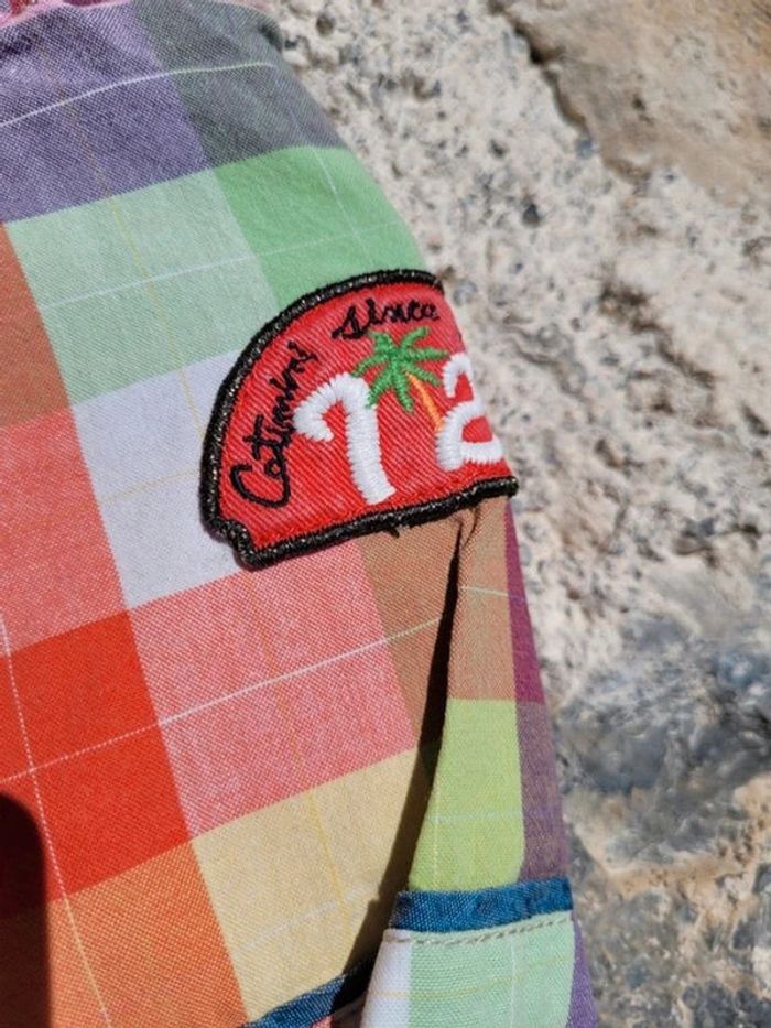 Superbe chemise à carreaux Catimini, colorées, 8 Ans - photo numéro 4