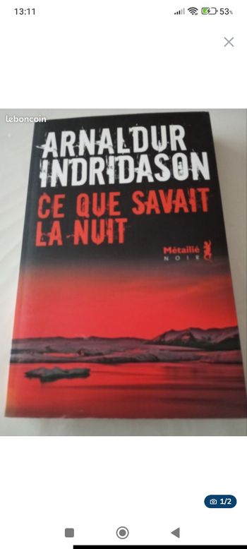 Livre ce que savait la nuit 