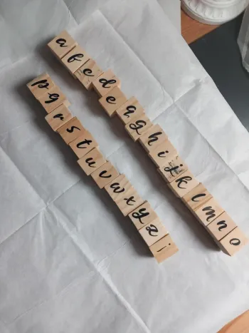 Tampon lettres minuscule