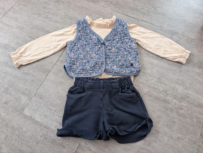 Ensemble fille 3 ans chic Lulu Castagnette
