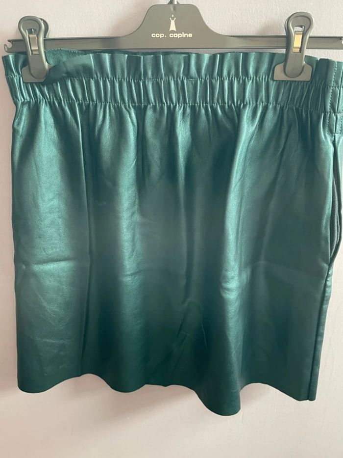 Superbe mini-jupe turquoise - photo numéro 6