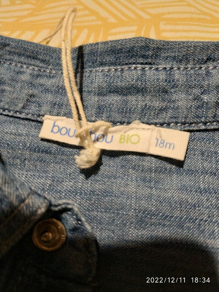 Chemise jeans neuve taille 18 mois - photo numéro 2