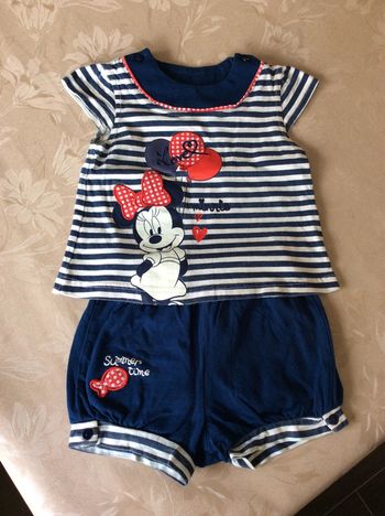 Ensemble Minnie 18 mois