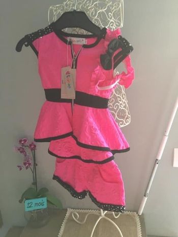 Ensemble fille 12 mois Chicaprie
