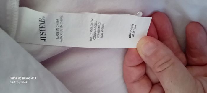 Blouse col elastique manches à nouer blanche femme M justfab - photo numéro 17