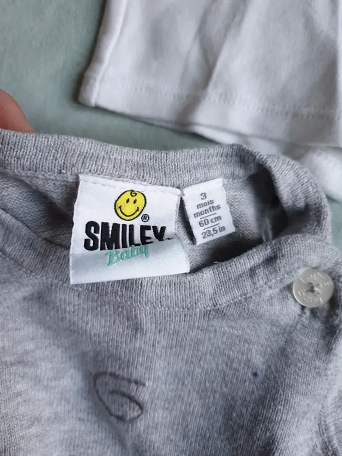 Ensemble mixte 3 mois Smiley - photo numéro 4