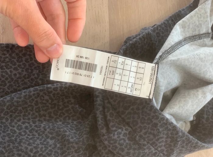 Legging promod léopard taille 1 gris et noir - photo numéro 3