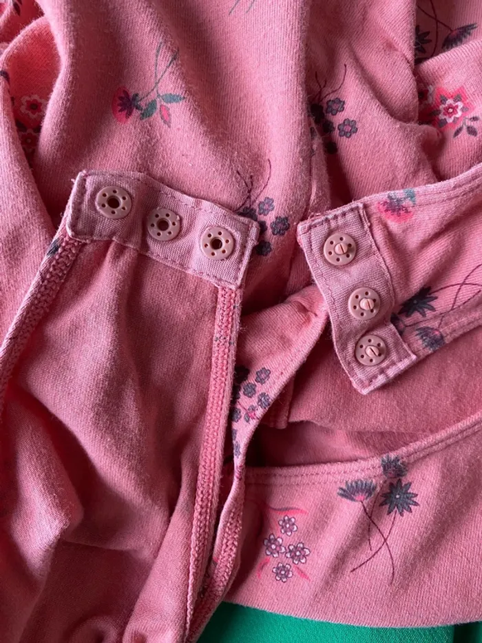 Body Undiz rose à fleurs - photo numéro 6
