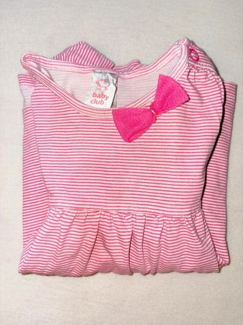 Tunique à rayure 12 mois