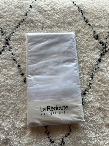 Taie d’oreiller blanche la redoute taille 63x63 cm