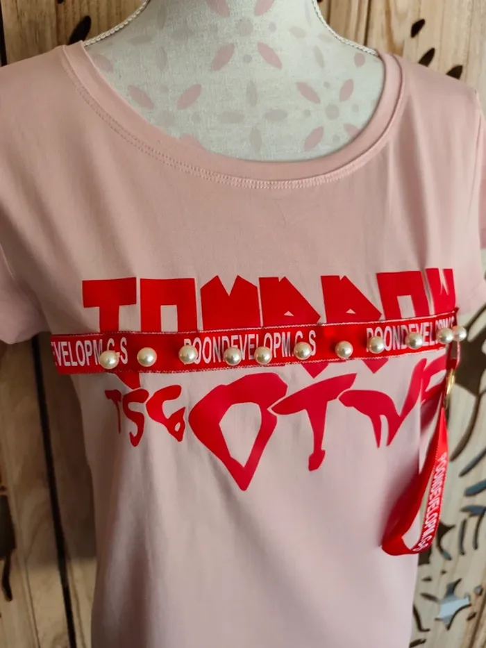 Tee shirt impression, perles J&H Fashion - photo numéro 7