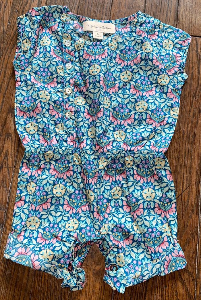 Barboteuse la petite collection Valeur 49 euros 6 mois Liberty