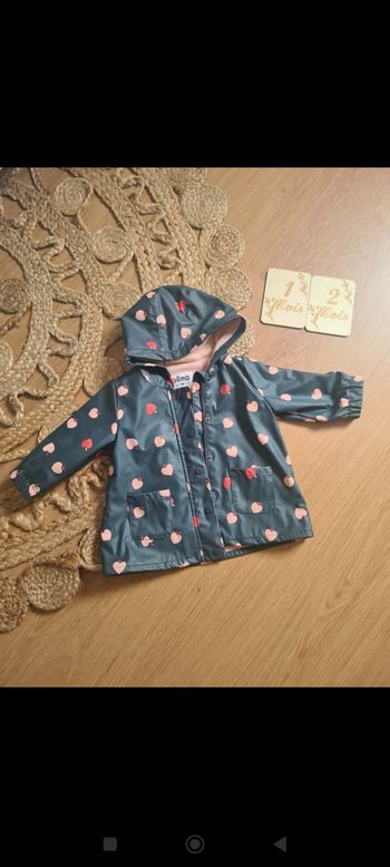 Veste ciret bébé fille