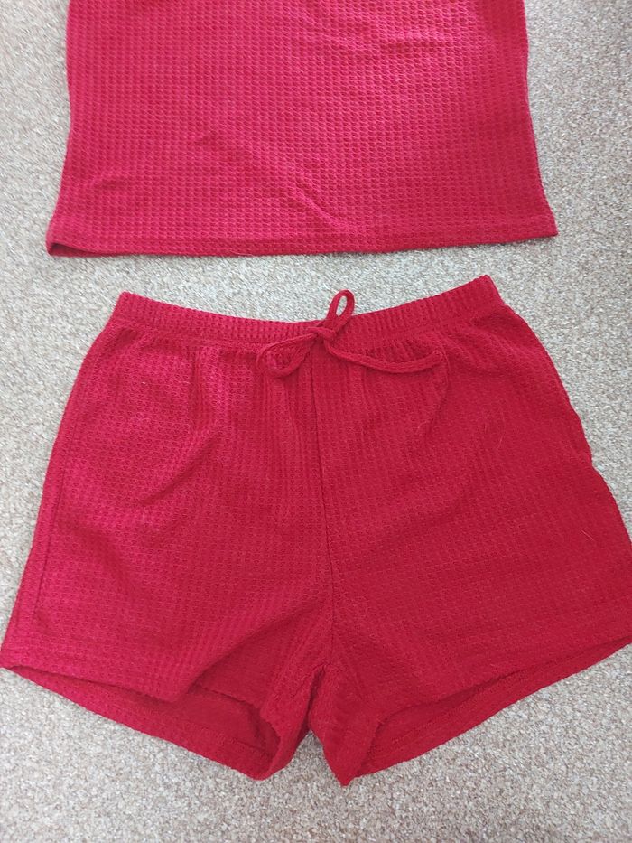 Ensemble pyjama bordeaux Shein - photo numéro 3
