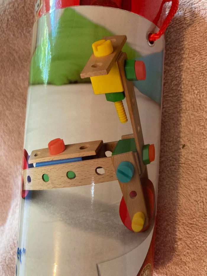 Jeu de construction en bois - photo numéro 2