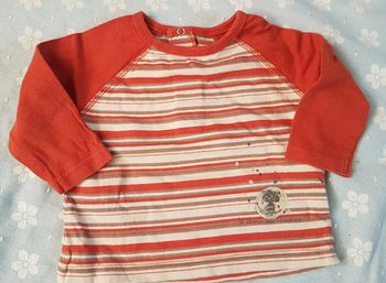 Tshirt ML garçon 6 mois