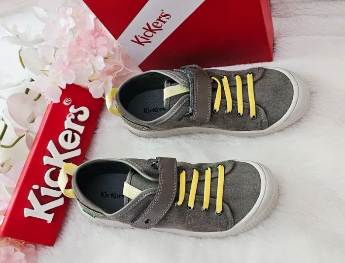 Baskets Sneakers Tennis Scratch Élastique Kickers T34 - photo numéro 3