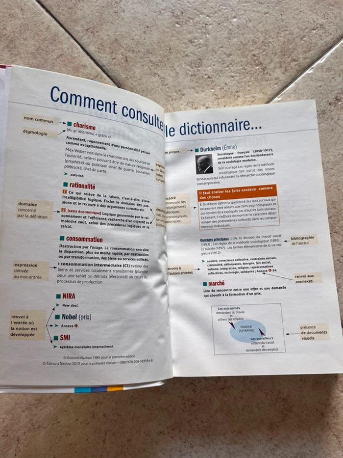 Dictionnaire d’économie et de sciences sociales, Nathan, lycée - photo numéro 4