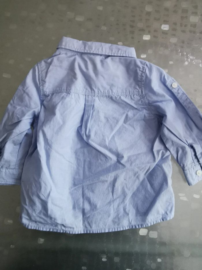 Chemise bleu bébé - photo numéro 3