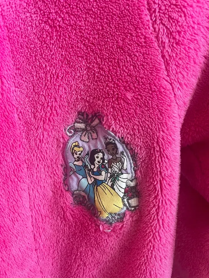Peignoir de bain éponge fille Disney princesse 4ans - photo numéro 2