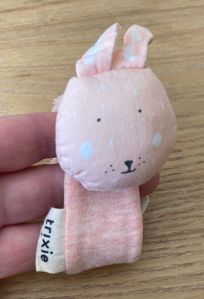 Hochet bracelet Mrs. Rabbit - photo numéro 3