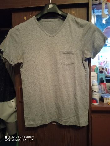 Tee shirt gris Kiabi