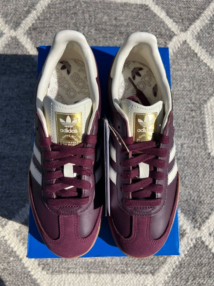 Adidas samba (Maroon White / Bordeaux Blanc) - 37 - photo numéro 8