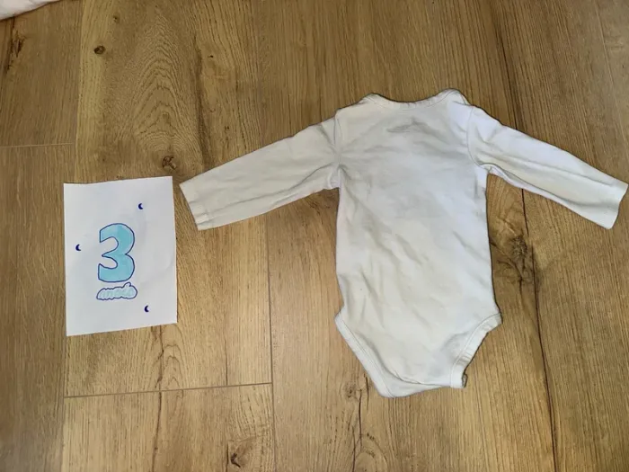 Body manches longues 3 mois - photo numéro 3