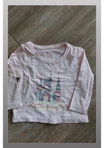 Tee shirt young dimension rose 9/12 mois