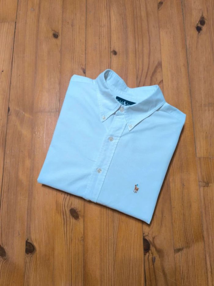 Chemise Manches longues - Ralph Lauren - Logo brodé premium - Blanc - Taille XXL - photo numéro 2