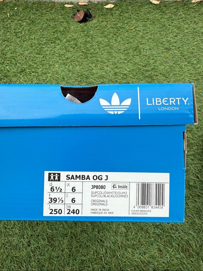 Adidas Samba OG Liberty London Blue Floral - photo numéro 3