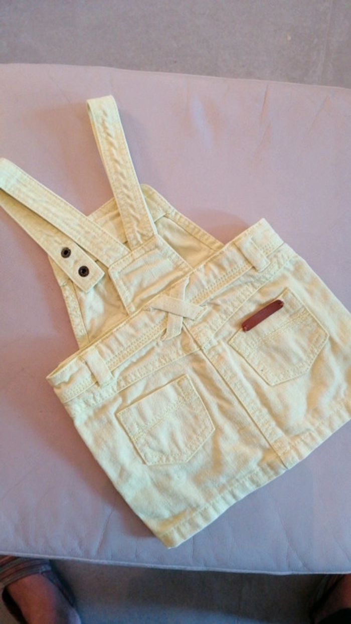 Robe jeans jaune - photo numéro 3