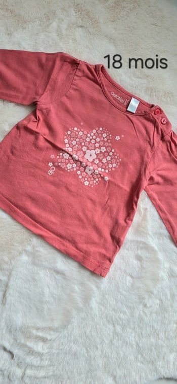 T-shirt manches longues Obaibi T18mois