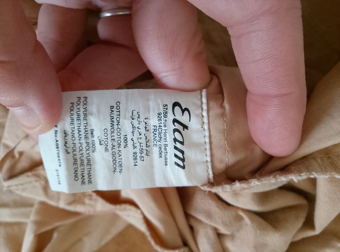 Pantalon femme beige - photo numéro 3