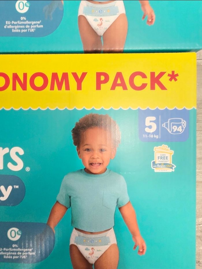 🍼 Pampers Baby-Dry T5 Lot de 2 × 94 couches (11–16 kg) - photo numéro 2