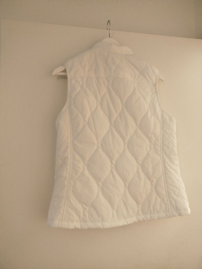 Doudoune sans manches blanche - photo numéro 2