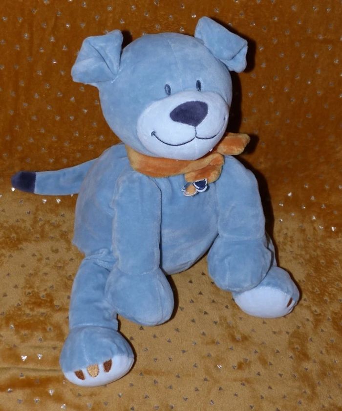 Doudou chien Achille et Zébrito Noukie's, 40 cm 🐶tbe