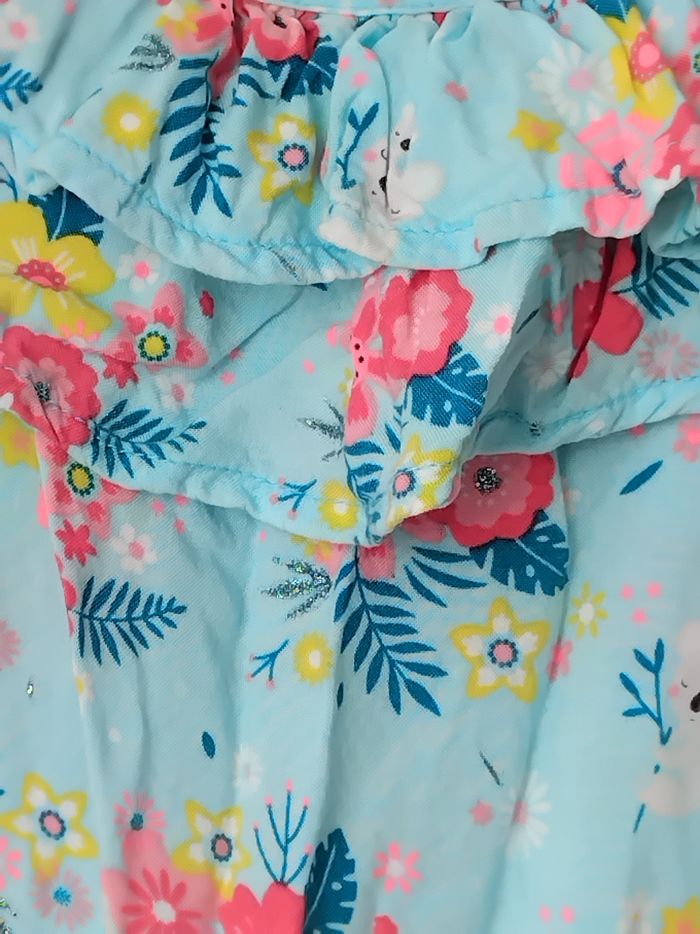 Combishort 8 ans été fleurs Sergent Major Combi-short 🌺 - photo numéro 2