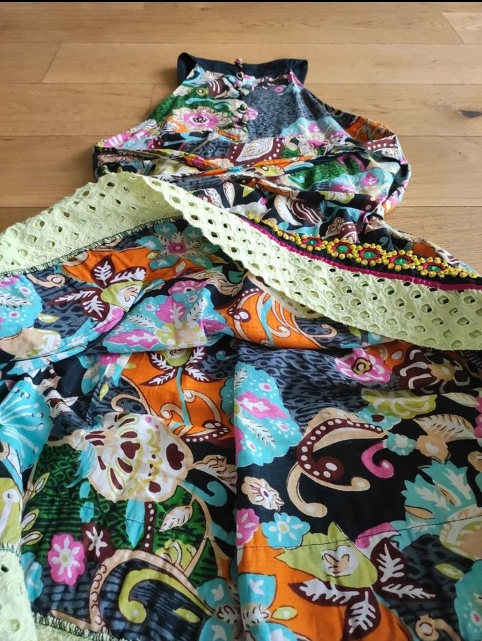 Robe d'été multicolore 100% coton - photo numéro 6