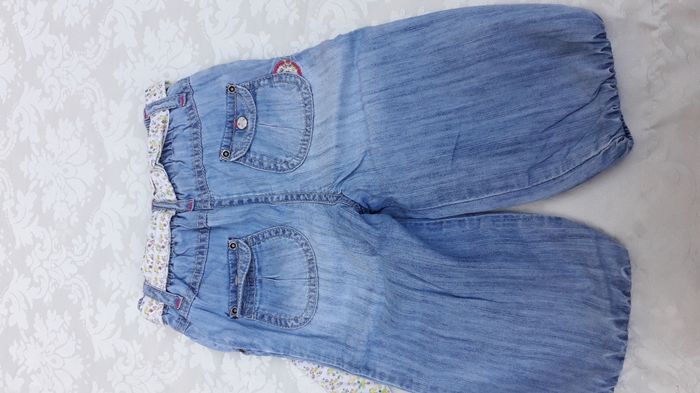 Lot de 2 jeans fille taille 12 mois - photo numéro 5