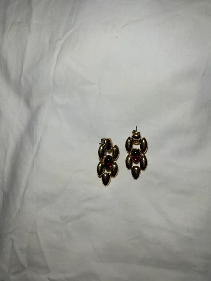 Boucles d’oreilles dorée - photo numéro 2