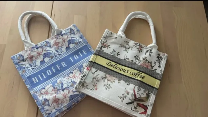 Mini tote bag 25x25