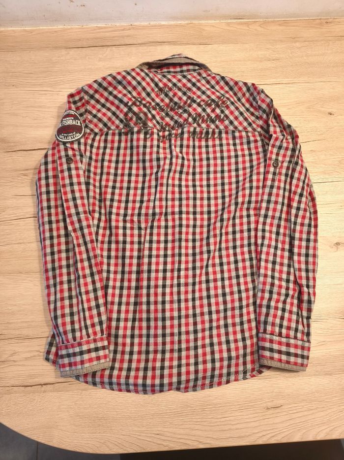 Chemise manche longue à carreaux 10 ans - photo numéro 3