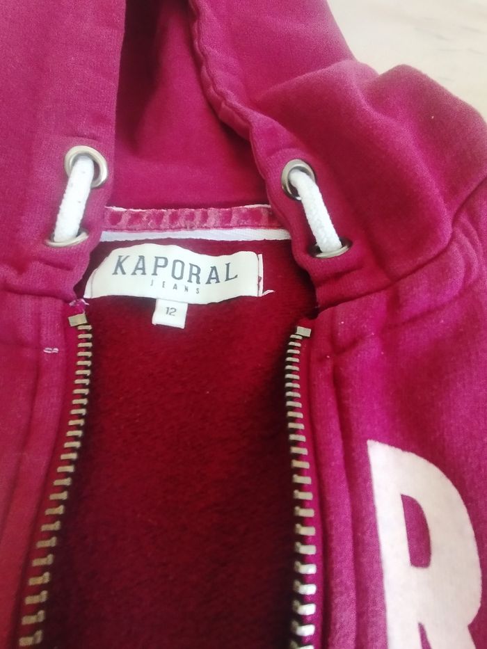 Lot de 2 gilets zippés Kaporal, T12A - photo numéro 2