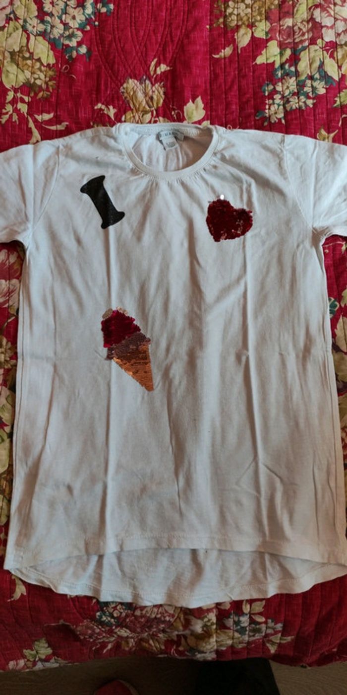 Tee shirt 11/12 ans primark