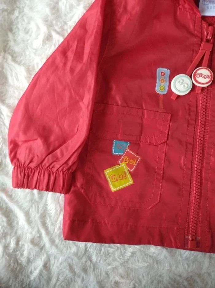 Imperméable veste blouson à capuche Garçon 6 mois Cars Disney Baby - photo numéro 3